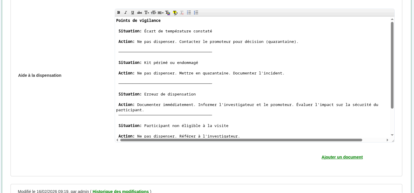 Pharmacie clinique — Vue 1