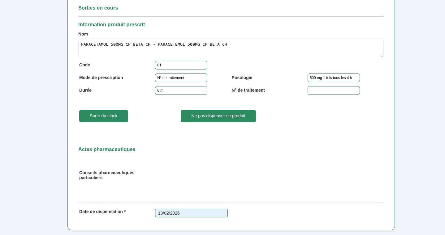 Prescriptions — Vue 2